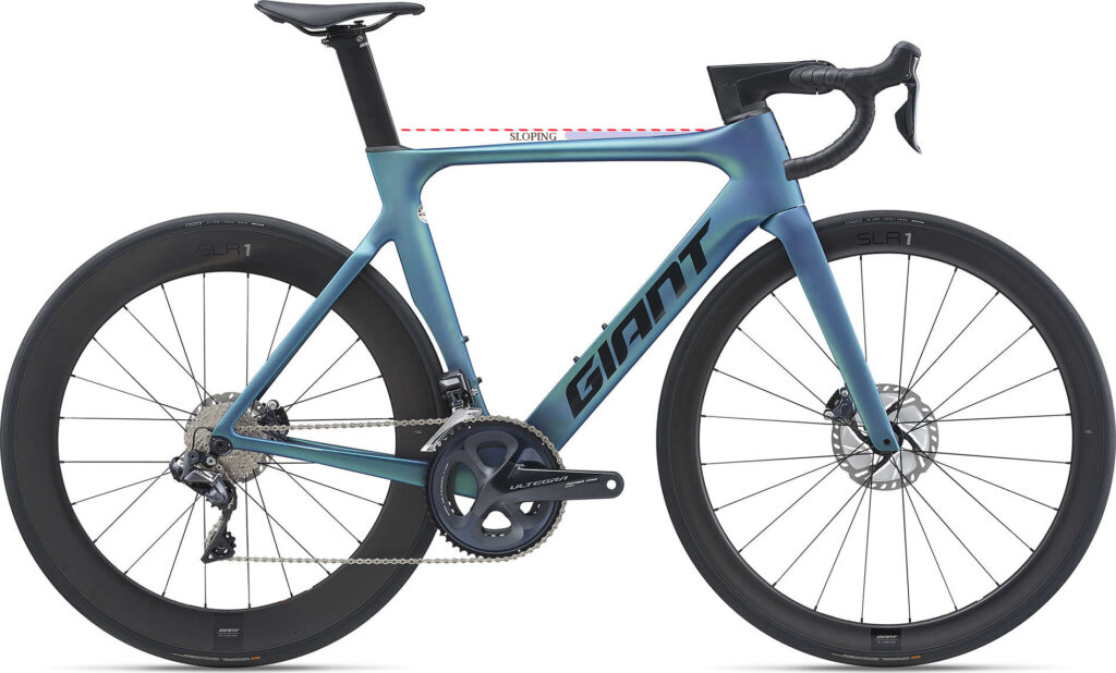 slooping en un cuadro bicicleta