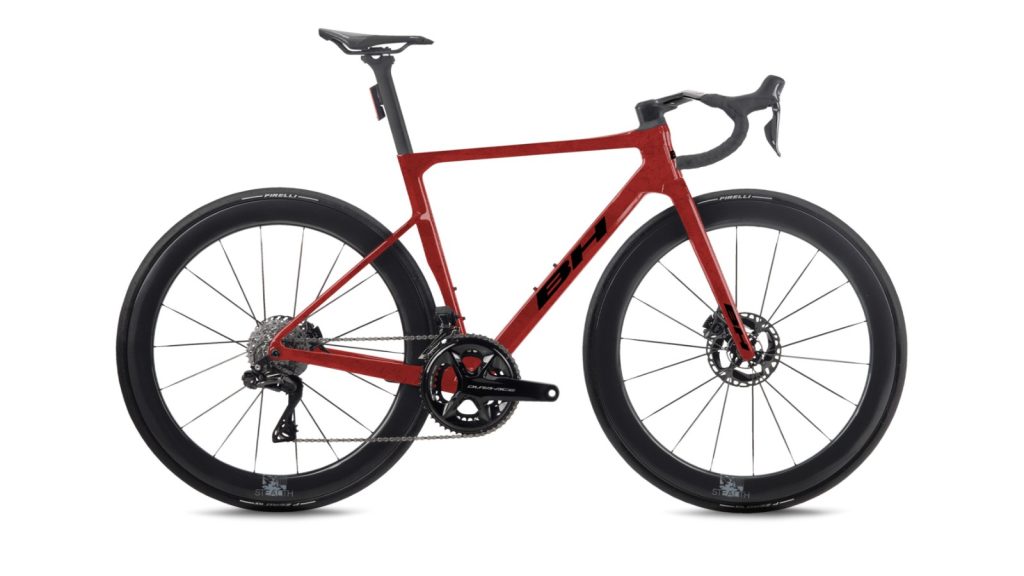 Nueva BH Ultralight 9.0 en color rojo, vista lateral